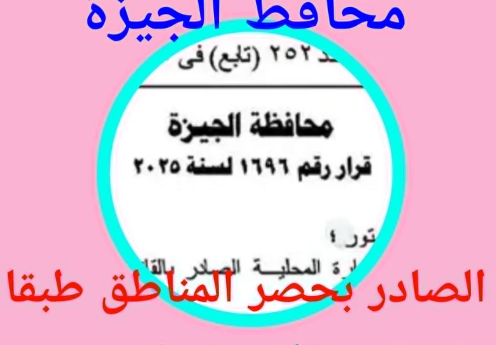 كيف تطعن على قرار محافظ الجيزة رقم 1696 لسنة 2025   بتصنيف المناطق طبقًا لقانون الإيجارالقديم ؟