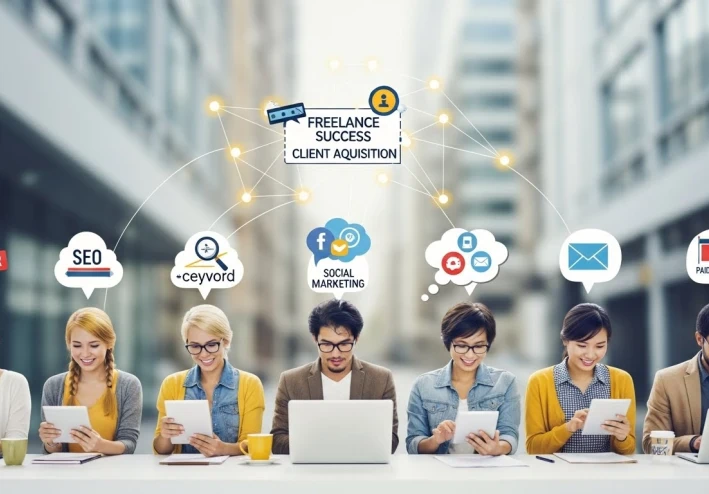 سبع استراتيجيات فعّالة لاكتساب العملاء: دليلك للمستقلين والمدربين ورواد الأعمال