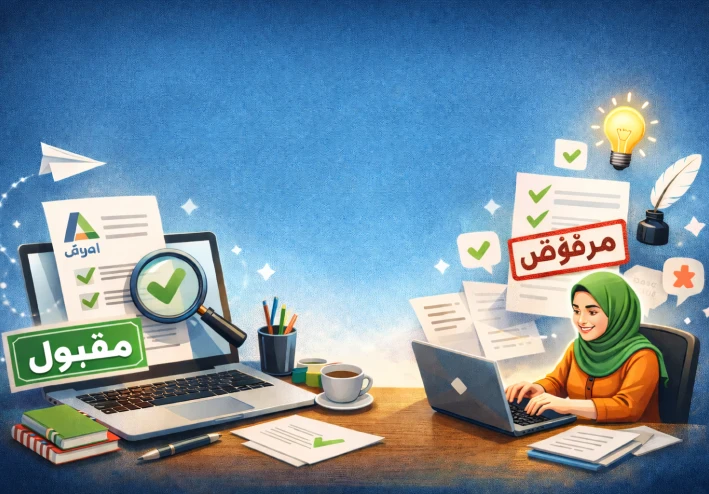 " كيفية كتابة مقالة احترافية على موقع أموالي بدون رفض "