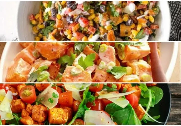 سلطة بطاطا حلوة لذيذة وصحية