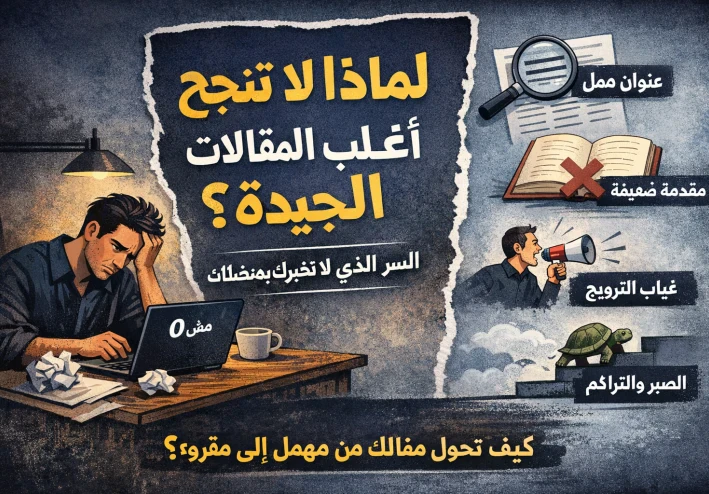 فن الوصول.. لماذا تموت المقالات العظيمة في صمت وكيف تنقذ