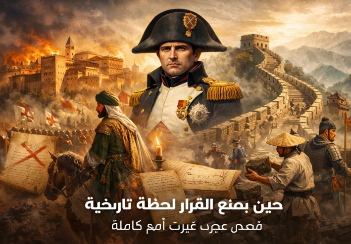 حين يصنع القرار لحظه تاريخيه : قصص غيرت مصير امم كامله