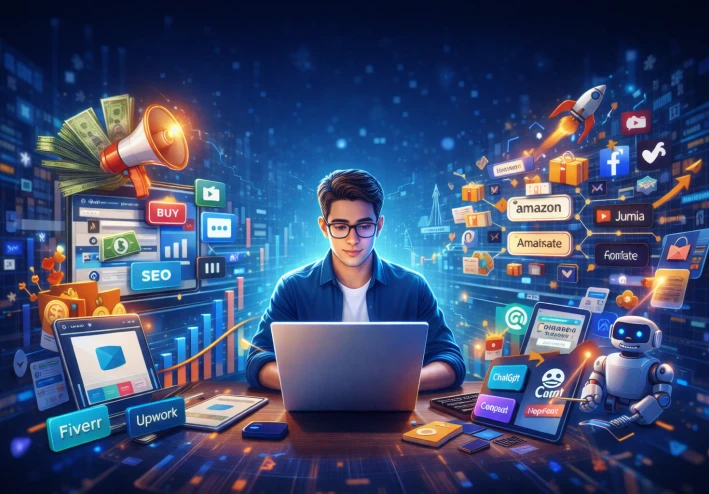 كيف تبني دخلًا شهريًا ثابتًا من الإنترنت بدون رأس مال؟ دليل عملي 2026