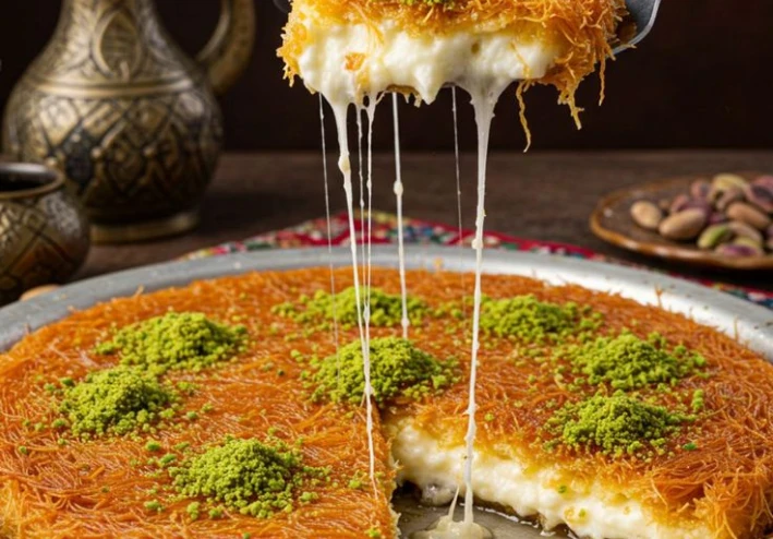 الكنافة النابلسية… ملكة الحلويات في الأردن