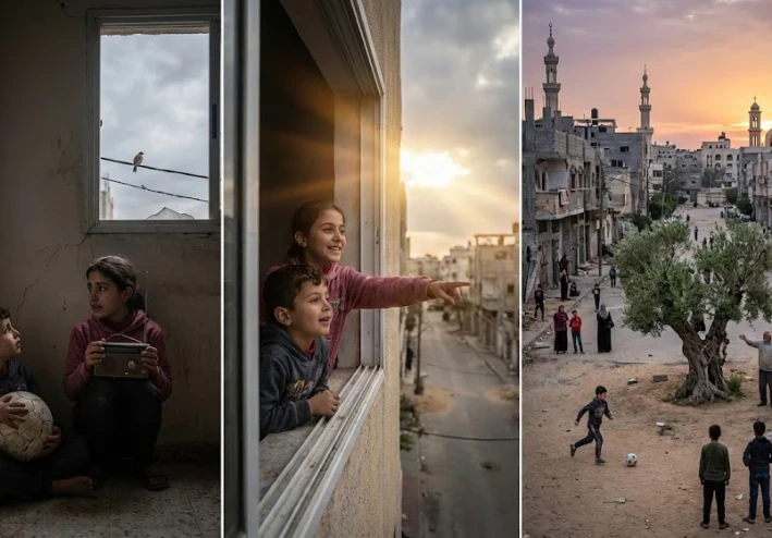 حينما تنفّست غزة.. شمس الهدوء