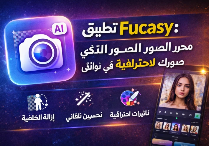 تطبيق Fucasy: محرر الصور الذكي الذي يحوّل صورك لاحترافية في ثوانٍ