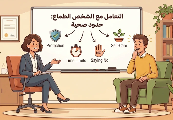 دليلك النفسي للتعامل مع "الشخص الطماع" من غير ما يستنزفك أو ياكل حقك