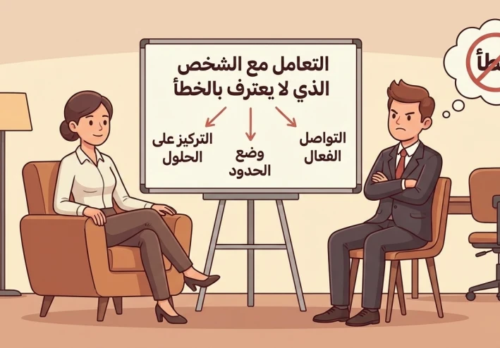 التعامل مع الشخص اللي "مابيعتذرش": إزاي تحمي عقلك من الجنون وتوقف الدوامة دي؟