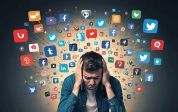 📱 تأثير السوشيال ميديا على صحتك النفسية بدون ما تحسي… خطر بيكبر بهدوء