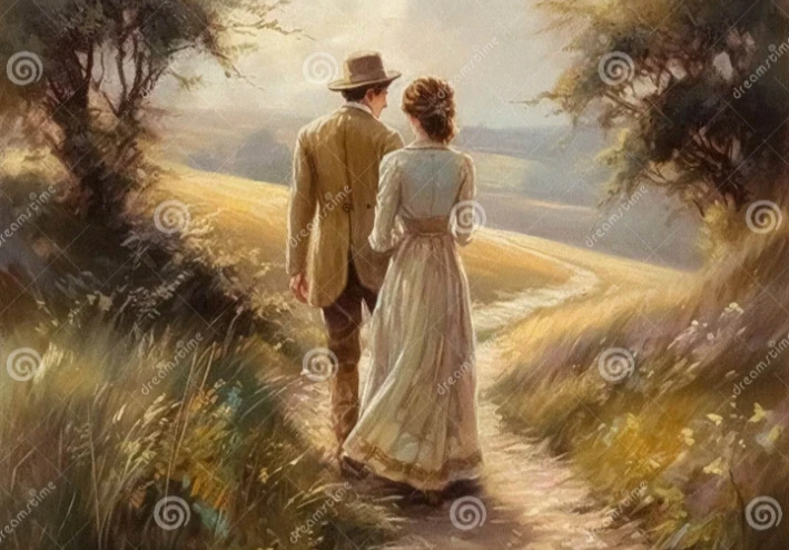 حبٌّ خلف البحار: العناق الأبدي في الرسائل”