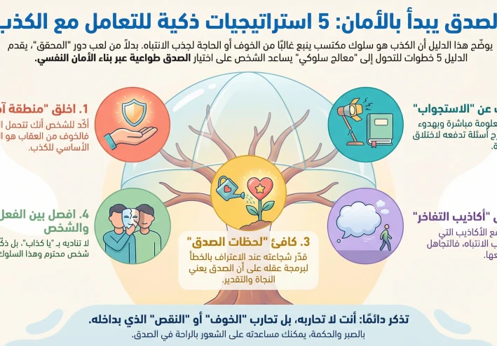 خطة نفسية ذكية لتعديل سلوك "الشخص الكاذب" وتحويله لإنسان صادق من غير خناق