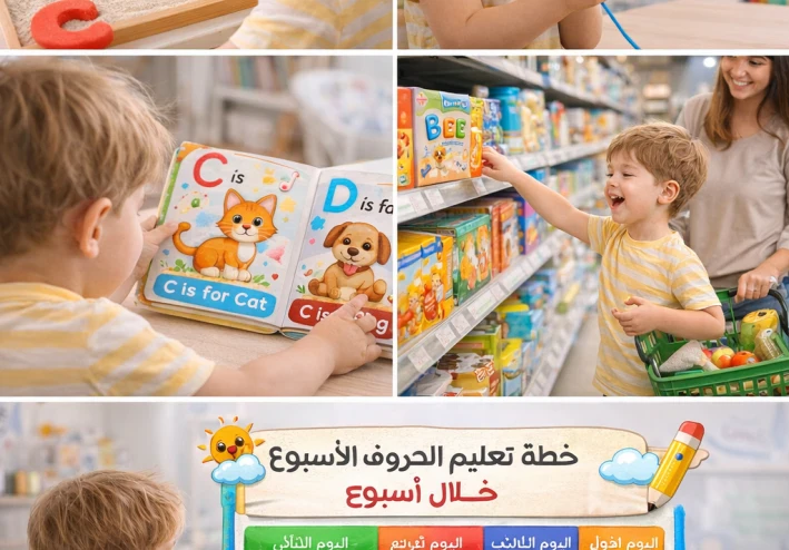 5 طرق ممتعة لتعليم الأطفال الحروف الأبجدية في أسبوع