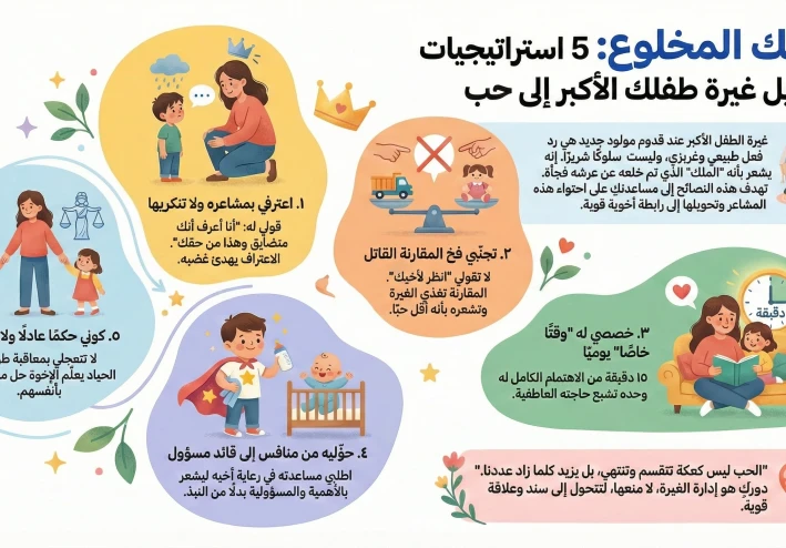 خطة ذكية لتعديل سلوك "الغيرة عند الأطفال": إزاي تزرعي الحب بدل النار من غير خناق؟