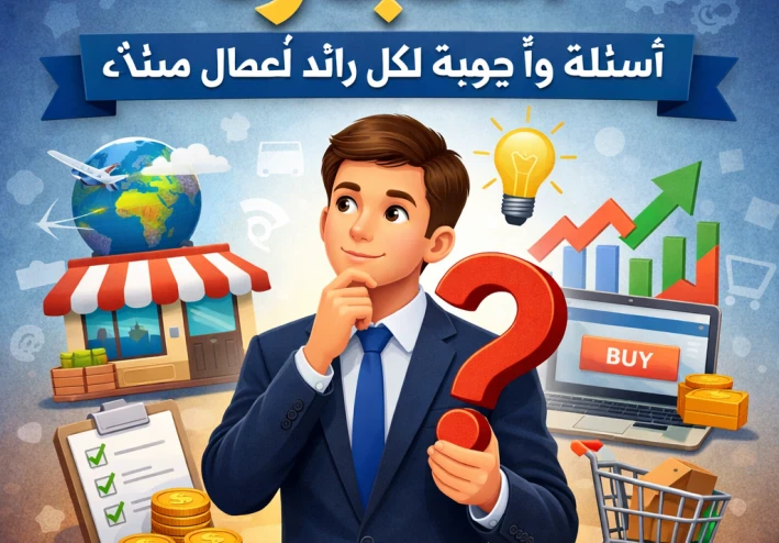 التجارة: أسئلة وأجوبة عملية لكل رائد أعمال مبتدئ