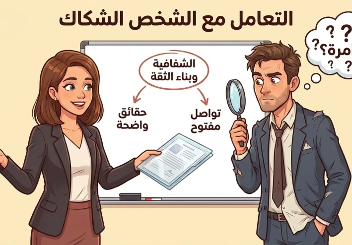 خطة نفسية ذكية لتعديل سلوك "الشخص الشكاك" وتحويله لشخص واثق ومطمن من غير خناق