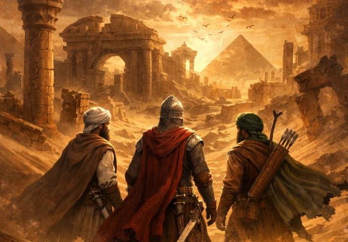 لفرسان الثلاثة ومدينة الذهب