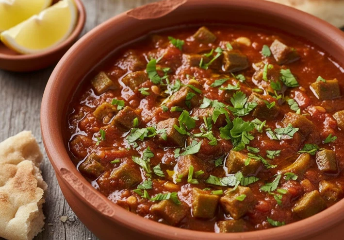 طريقة طهي دقية البامية علي الطريقة المصرية