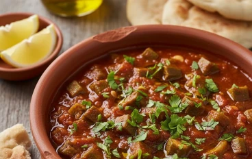 طريقة طهي دقية البامية علي الطريقة المصرية