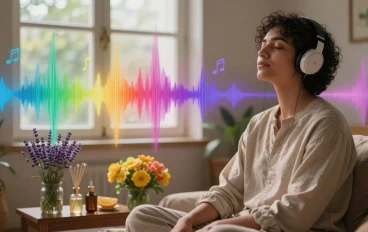 تأثير الموسيقى والألوان والروائح على المزاج والصحة النفسية – دليل شامل للتغيير الإيجابي وتحسين الذات