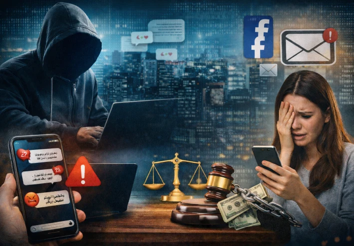 جريمة إساءة استعمال الهاتف والأجهزة الإلكترونية: من الإزعاج إلى التشهير والابتزاز في ميزان القانون