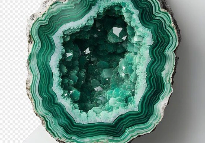 المالاكيت… الحجر الأخضر السحري