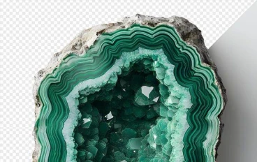 المالاكيت… الحجر الأخضر السحري