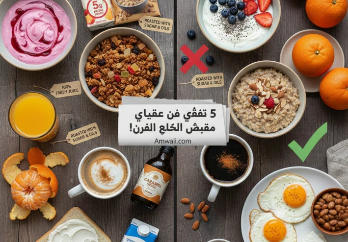 5 أخطاء خفية في "فطورك الصحي" تدمر ريجيمك دون أن تشعر!