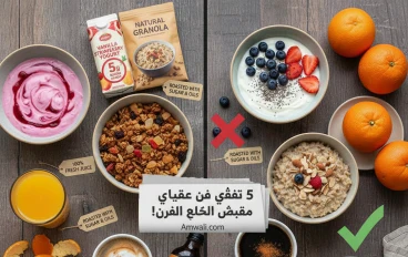 5 أخطاء خفية في "فطورك الصحي" تدمر ريجيمك دون أن تشعر!
