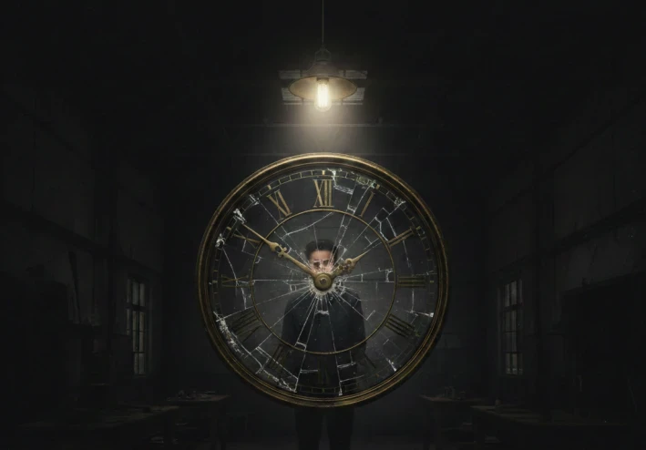 عنوان القصة: “الساعة اللي ما بترجعش