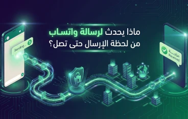ماذا يحدث عندما ترسل رسالة عن طريق الواتساب؟ 