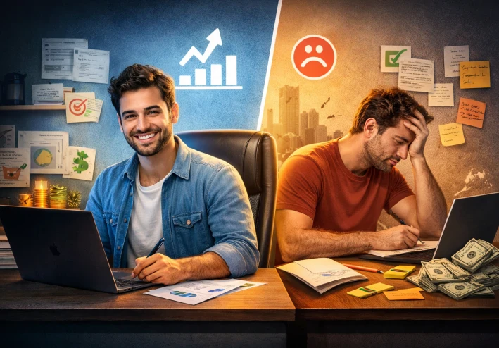 أخطاء المبتدئين في الربح من الإنترنت التي تمنعك من تحقيق دخل حقيقي