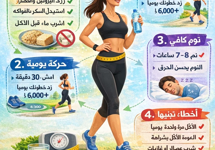 فضل طريقة لإنقاص الوزن: دليل شامل لخسارة الوزن بطريقة صحية وآمنة