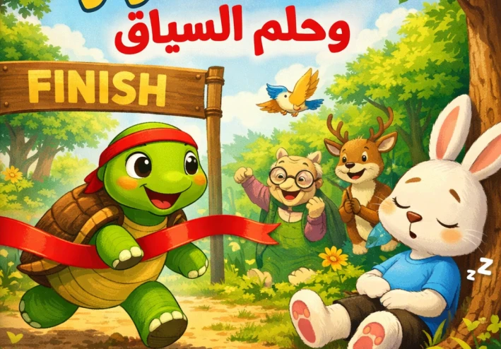 قصة السلحفاة لولو وحلم السباق | قصة أطفال هادفة عن الصبر والإصرار