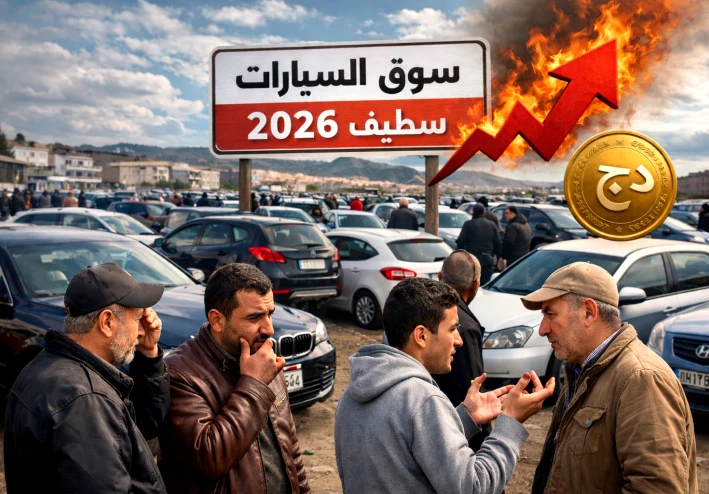 سوق السيارات في ولاية سطيف 2026: أسعار ملتهبة وآراء مواطنين بين الصدمة والانتظار