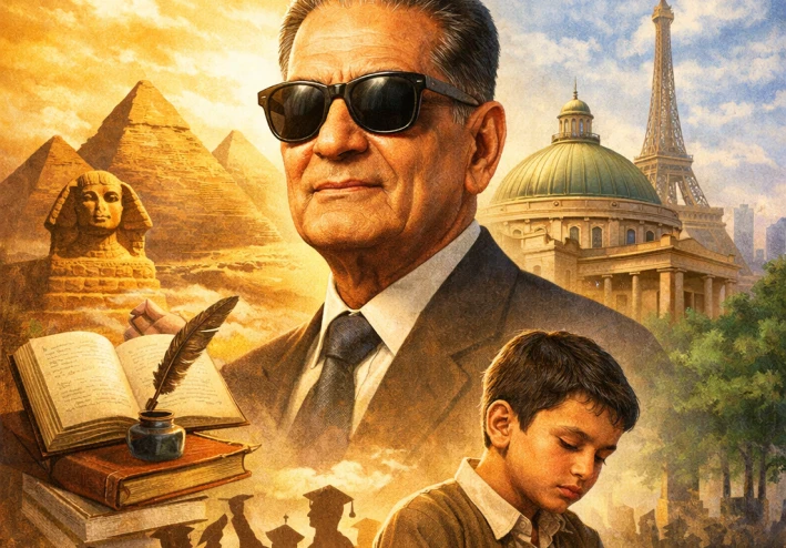 قصة نجاح طه حسين