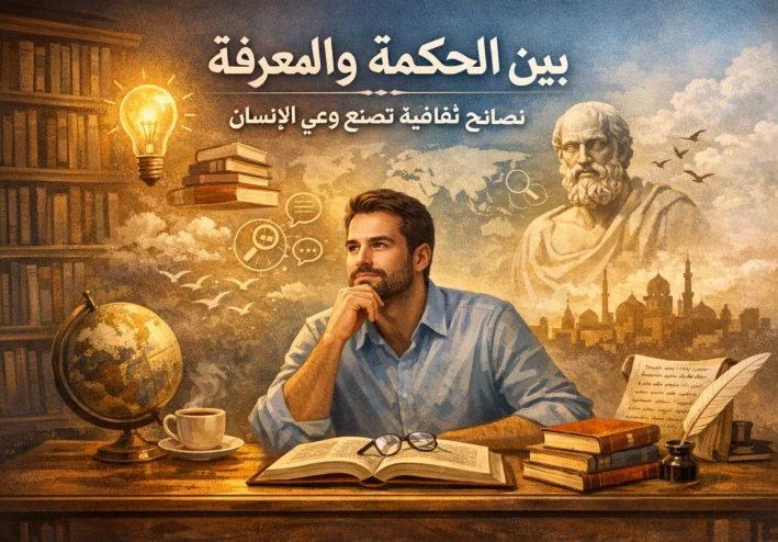 بين الحكمة والمعرفة : نصائح ثقافية تصنع وعي الإنسان