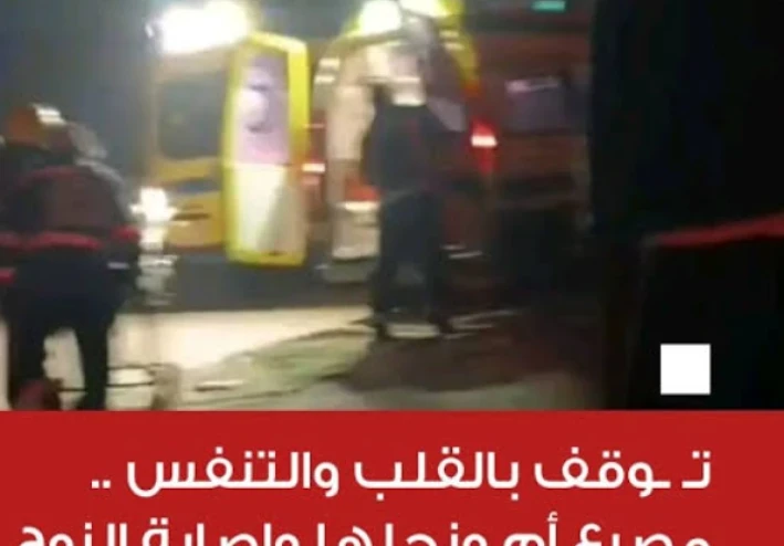 عنوان مناسب: **شاحن الهاتف يتحول إلى قاتل صامت.. مأساة وفاة أم وابنها بسبب ماس كهربائي**