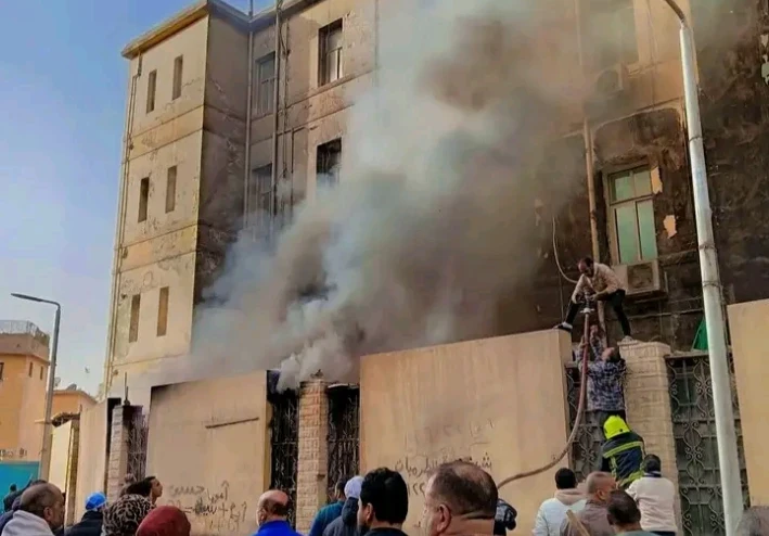 عاجل | حريق داخل مستشفى حلوان واستنفار أمني وطبي