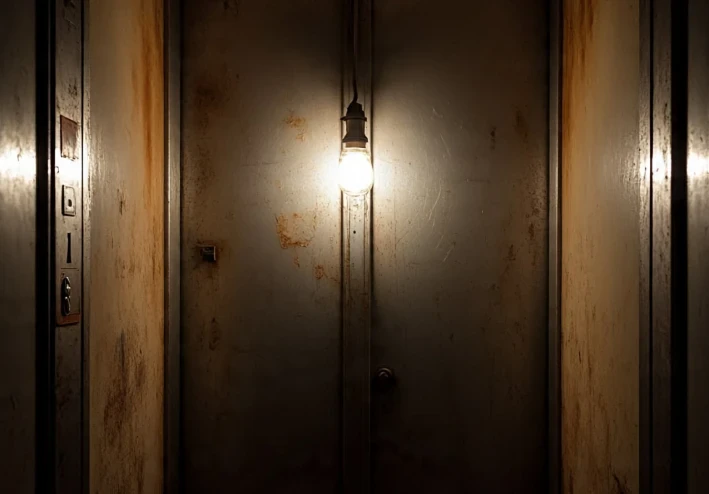 ( الطابق المخفي فى المصعد )