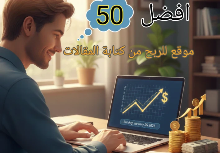 افضل 50 موقع اجنبي للربح من كتابة المقالات