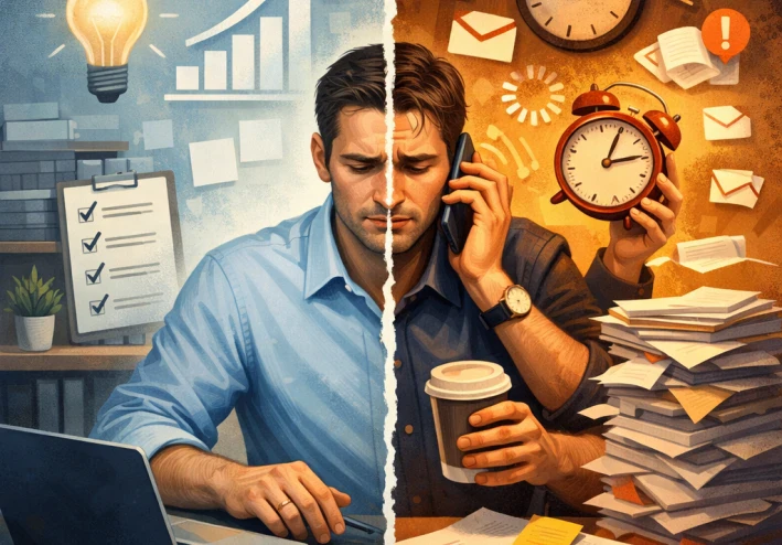 وهم الإنتاجية: هل نعمل أكثر أم نظهر أننا نعمل؟هل نحن منتجون أم مجرد مشغولين؟