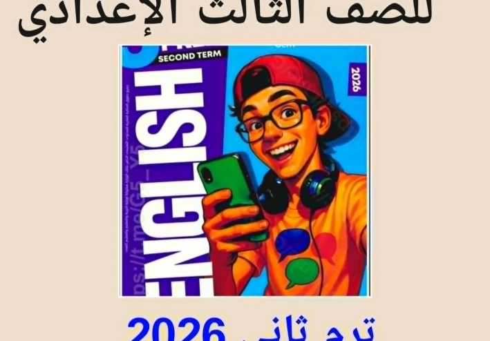 تحميل كتاب جيم فى اللغة الانجليزية لثالثة اعدادى ترم ثانى   وتحميل ملحق الامتحانات ايضا ترم ثانى 2026