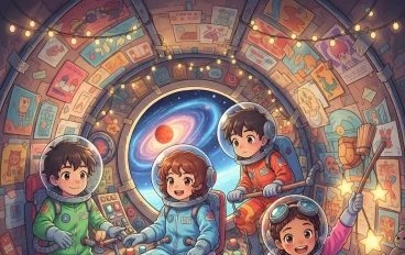 أطفال الفضاء يحلمون بالذهاب الى المريخ