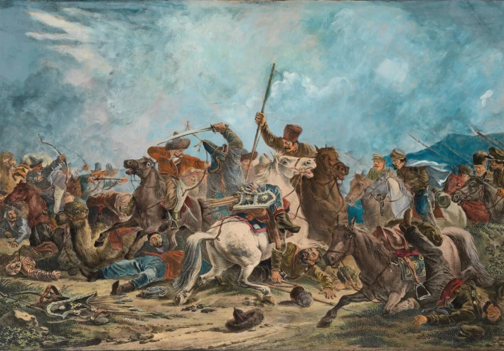 معركة أقبولاق: انتفاضة إساتاي تايمانولي وهزيمة المتمردين الكازاخ