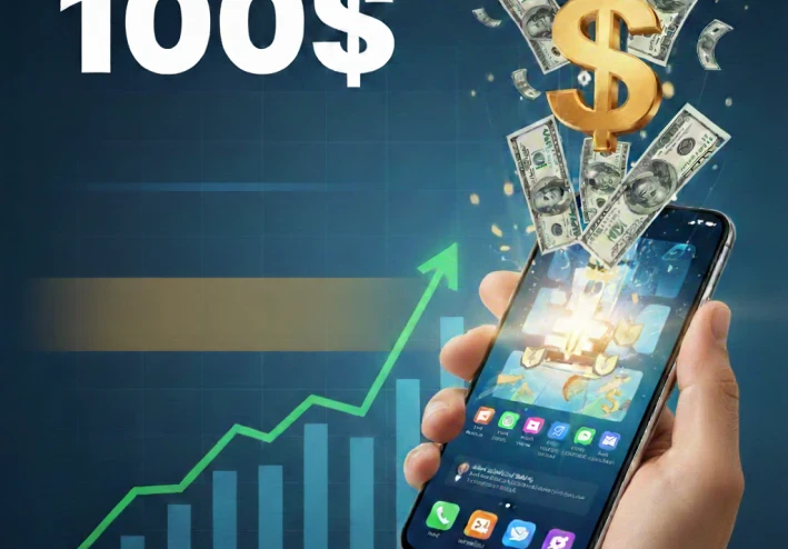 100دولار في أسبوع...من موبايلك بس.