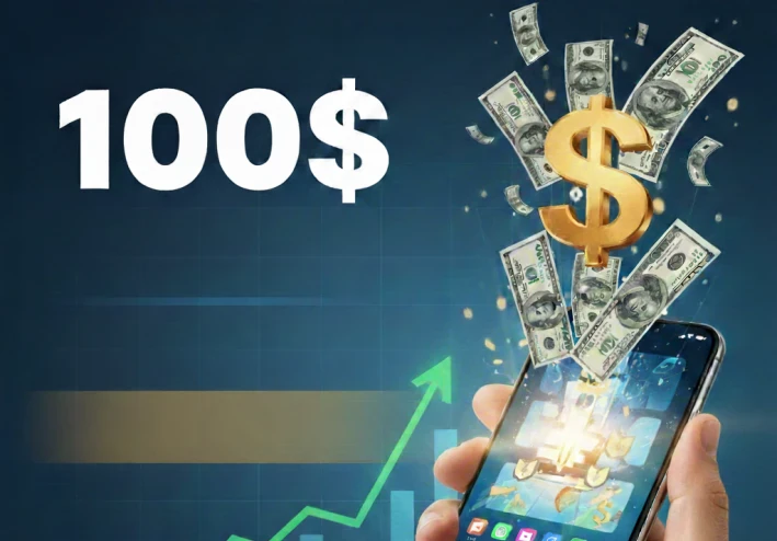 100دولار في أسبوع...من موبايلك بس.