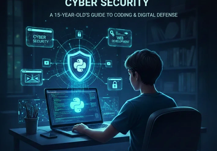 تجربتي في تعلم بايثون والأمن السيبراني في سن الـ 15: دليل شامل