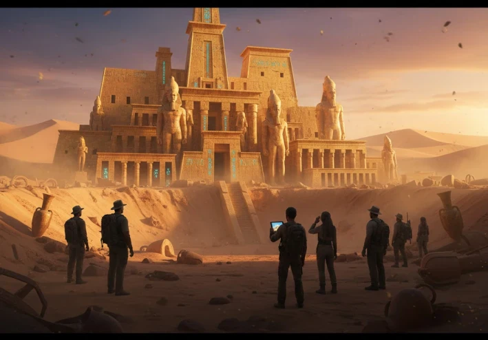 المدينة الذهبية المفقودة: السر الذي أخفته رمال الأقصر لآلاف السنين