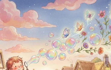 عندما تتحول الكلمات إلى فراشات ملونة: حكاية قرية الكلام المسحور