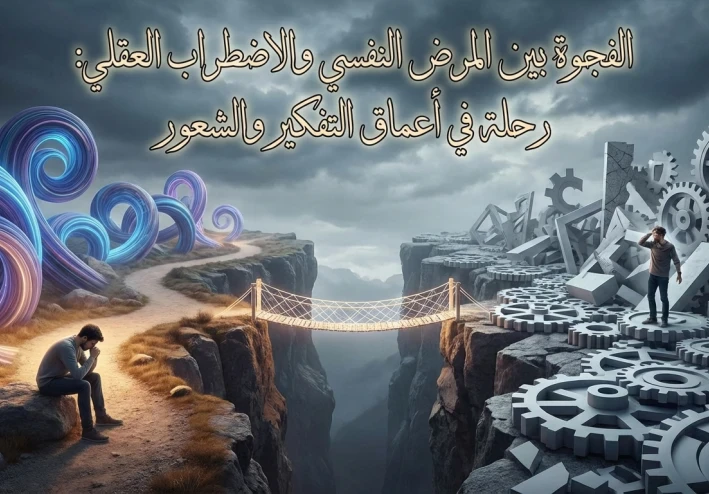الفجوة بين المرض النفسي والاضطراب العقلي: رحلة في أعماق التفكير والشعور